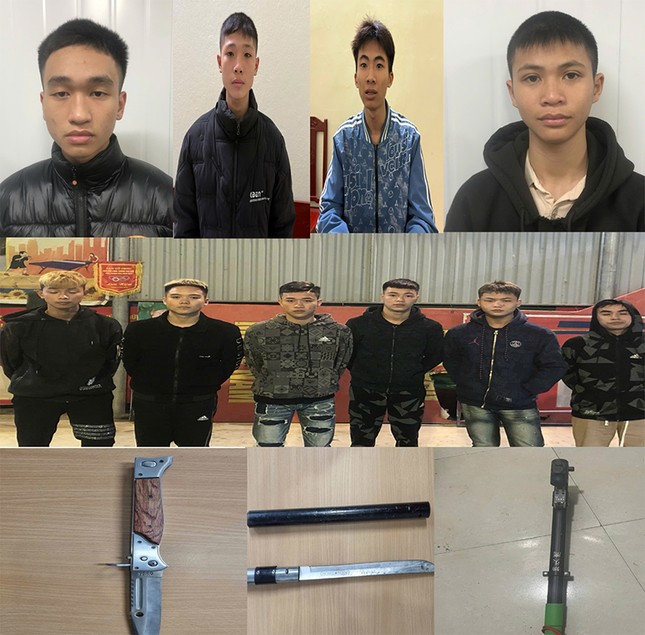 Hàng chục đối tượng gây rối trật tự công cộng với dao và súng ná tại thanh hóa - Ảnh 1.