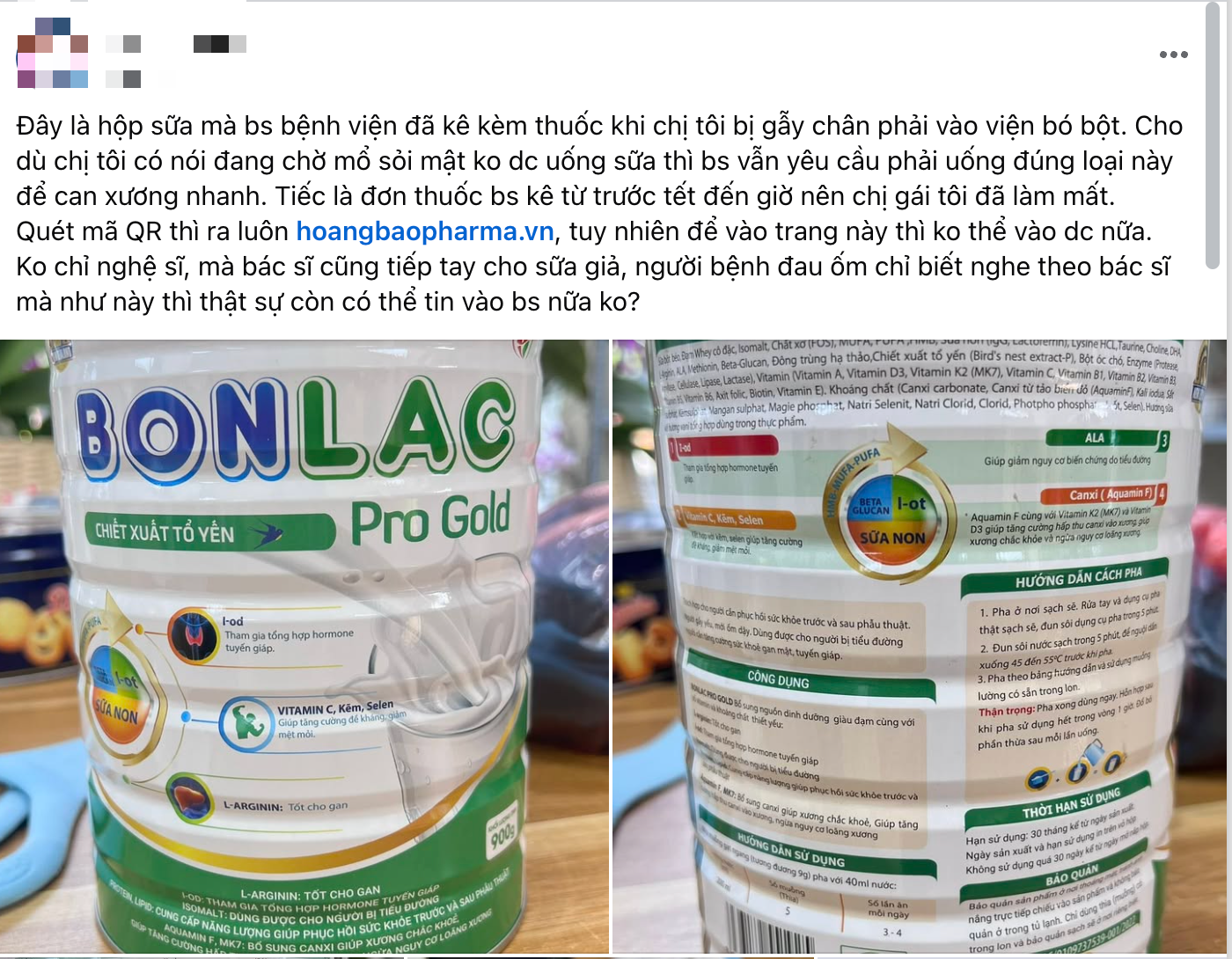 Cho người th&acirc;n uống sữa giả, người d&ugrave;ng tiết lộ l&yacute; do- Ảnh 3.
