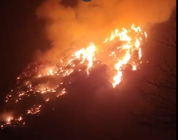 Người dân Ba Sao hợp sức dập cháy rừng dữ dội - Ảnh 2.