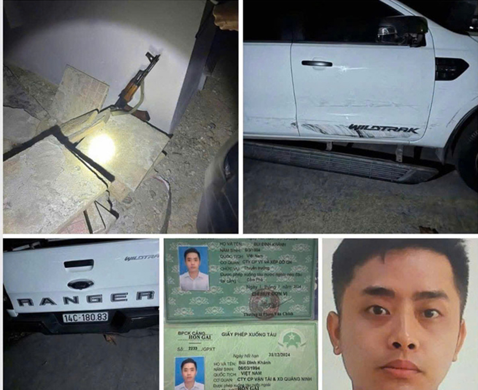 Hiện trường vụ án ma túy Quảng Ninh: Ô tô chứa súng , lựu đạn bị bỏ lại - Ảnh 3.