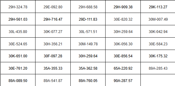 Các chủ xe vượt đèn đỏ có biển số sau nhanh chóng nộp phạt nguôi theo Nghị định 168 - Ảnh 4.