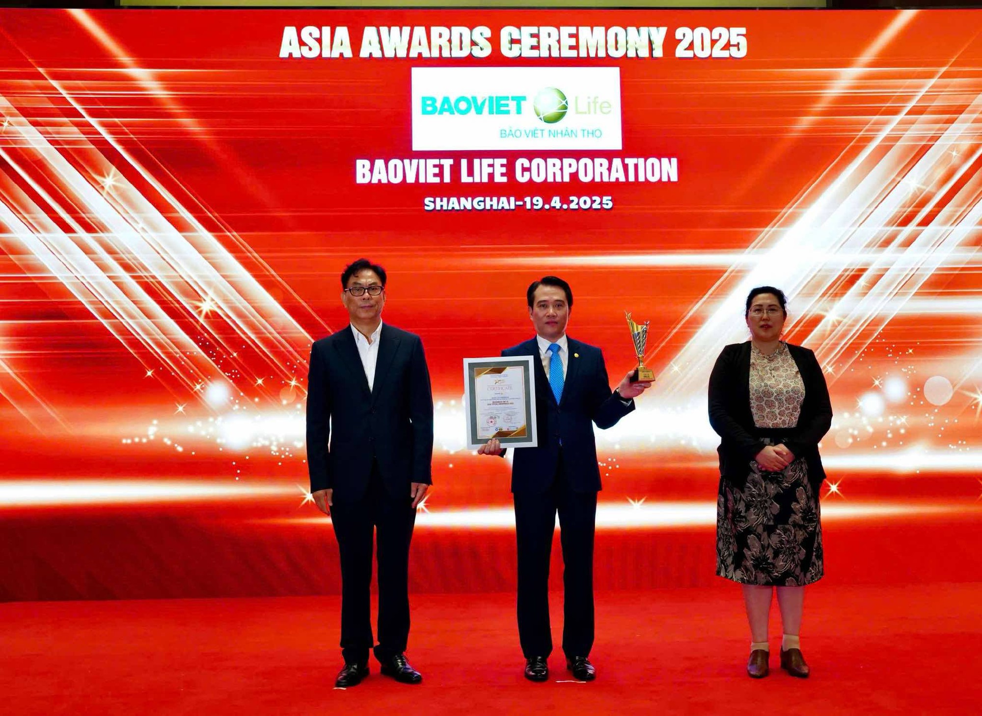 Bảo Việt Nh&acirc;n Thọ được vinh danh top 10 doanh nghiệp ti&ecirc;u biểu Ch&acirc;u &Aacute; 2025 tại Thượng Hải (Trung Quốc)- Ảnh 2.