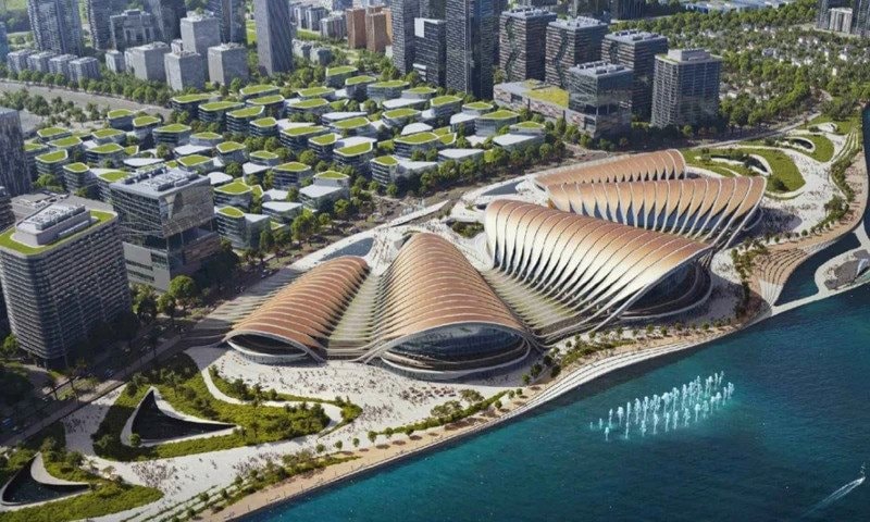 Việt Nam chuẩn bị có một công trình nghệ thuật lớn nhất Đông Nam Á, tọa lạc giữa biển khơi với kiến trúc độc bản - Ảnh 3.