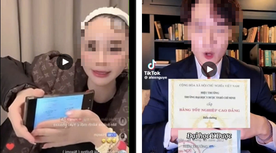 D&ugrave;ng bằng tốt nghiệp giả để quảng c&aacute;o dịch vụ l&agrave;m đẹp tr&aacute;i ph&eacute;p - Ảnh 1.