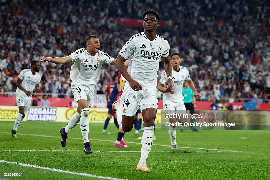 Real Madrid nhận 2 thẻ đỏ, Barcelona lên ngôi vô địch sau trận Siêu kinh điển rượt đuổi tỉ số nghẹt thở - Ảnh 3.