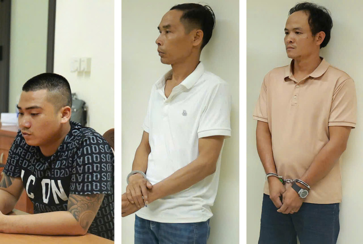 Bắt 3 gã côn đồ cưỡng đoạt tài sản hơn 76m3 gỗ tại Quảng Trị - Ảnh 1.