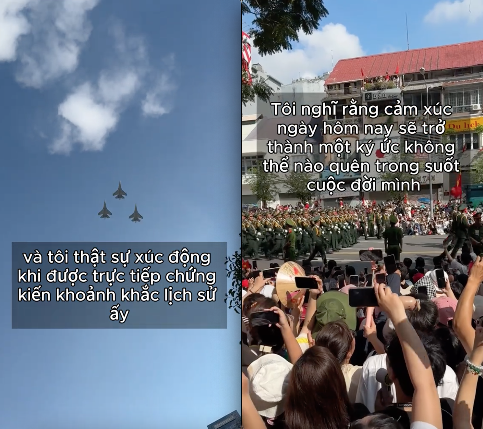 Du kh&aacute;ch H&agrave;n vội v&atilde; bay đến TP.HCM để được tận mắt xem diễu binh, nh&igrave;n trang c&aacute; nh&acirc;n ai cũng cảm mến- Ảnh 5.