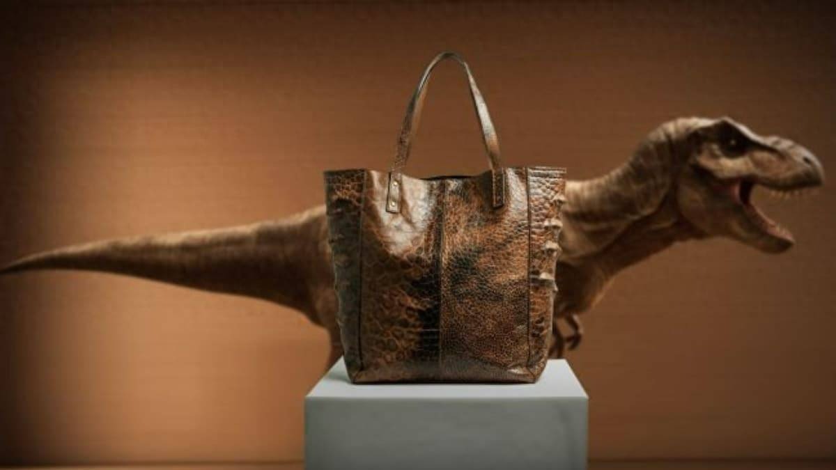 &Yacute; tưởng t&aacute;o bạo: Sản xuất t&uacute;i x&aacute;ch từ da khủng long bạo ch&uacute;a nhờ v&agrave;o DNA c&aacute;ch đ&acirc;y h&agrave;ng triệu năm để bảo vệ m&ocirc;i trường?- Ảnh 3.