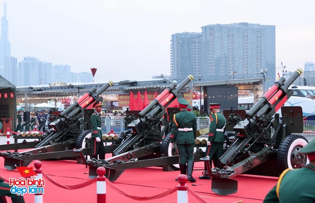 Ảnh, clip: 21 loạt đại b&aacute;c rền vang mừng 50 năm Giải ph&oacute;ng miền Nam, thống nhất đất nước- Ảnh 1.