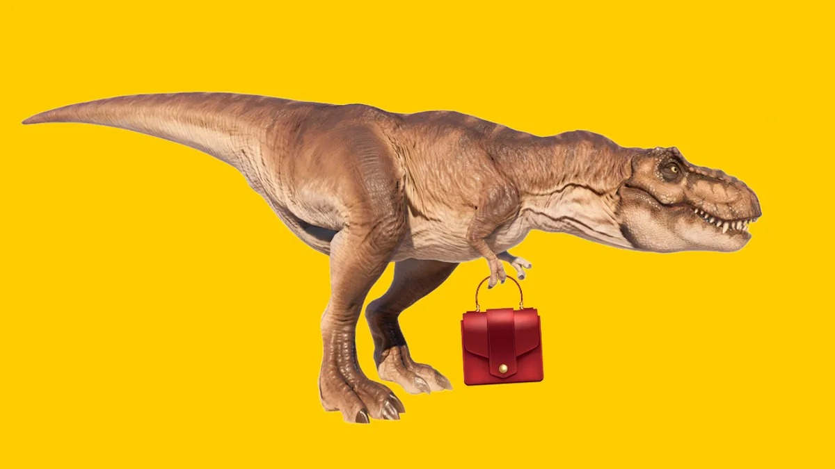 &Yacute; tưởng t&aacute;o bạo: Sản xuất t&uacute;i x&aacute;ch từ da khủng long bạo ch&uacute;a nhờ v&agrave;o DNA c&aacute;ch đ&acirc;y h&agrave;ng triệu năm để bảo vệ m&ocirc;i trường?- Ảnh 1.