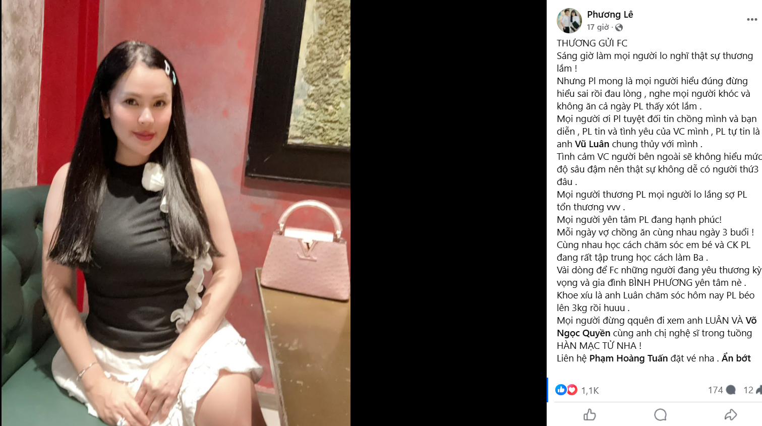 Phương Lê: "Tôi tuyệt đối tin chồng mình và bạn diễn, tôi tin anh Vũ Luân chung thủy" - Ảnh 2.