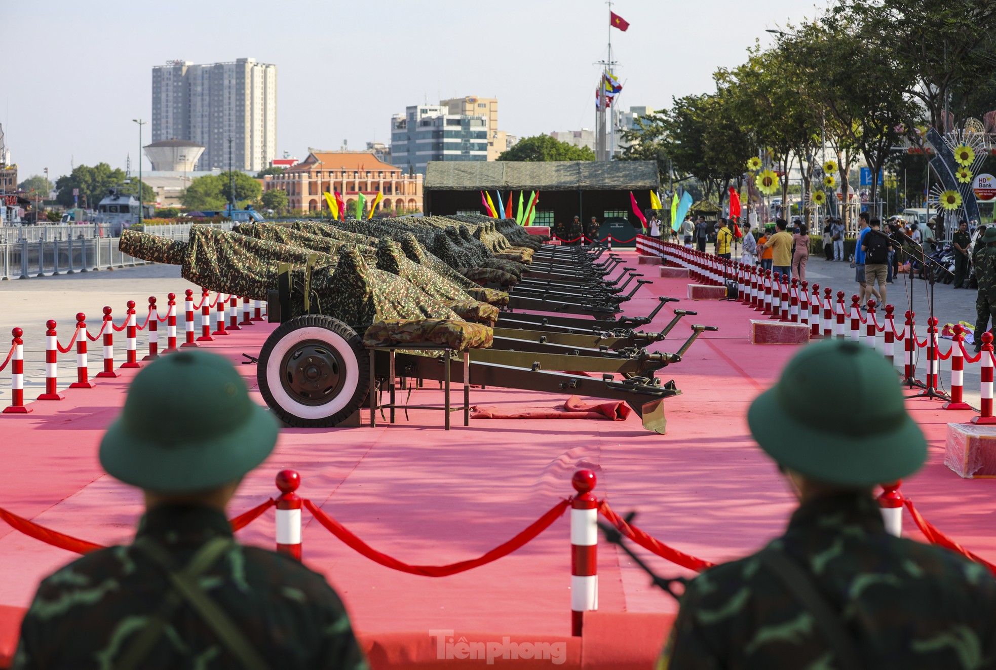 Dàn đại bác bến Bạch Đằng sẵn sàng cho Lễ kỷ niệm 30 / 4 - Ảnh 4.