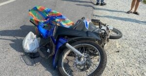 Người đàn ông Thái Lan trúng xổ số gặp tai nạn thương tâm - Ảnh 1.