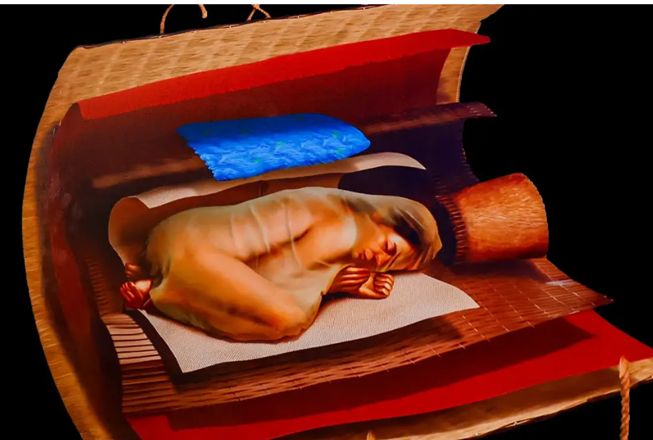 5.000 năm trong mộ cổ, "người đẹp ngủ" còn nguyên da, tóc - Ảnh 1.