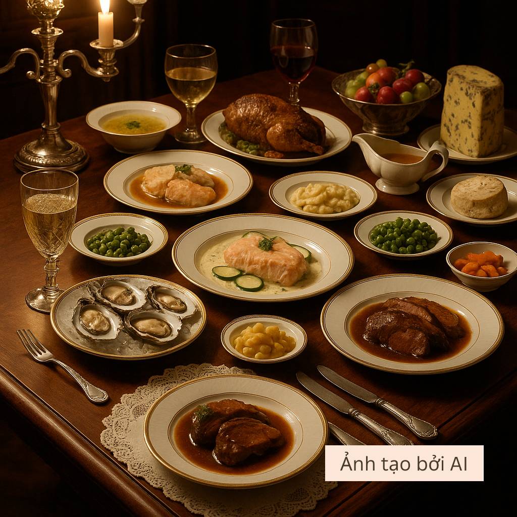 Khi AI t&aacute;i hiện ch&acirc;n thực đ&ecirc;m tiệc cuối c&ugrave;ng tr&ecirc;n t&agrave;u Titanic: Sự xa hoa tột c&ugrave;ng che mờ mọi hiểm họa- Ảnh 5.