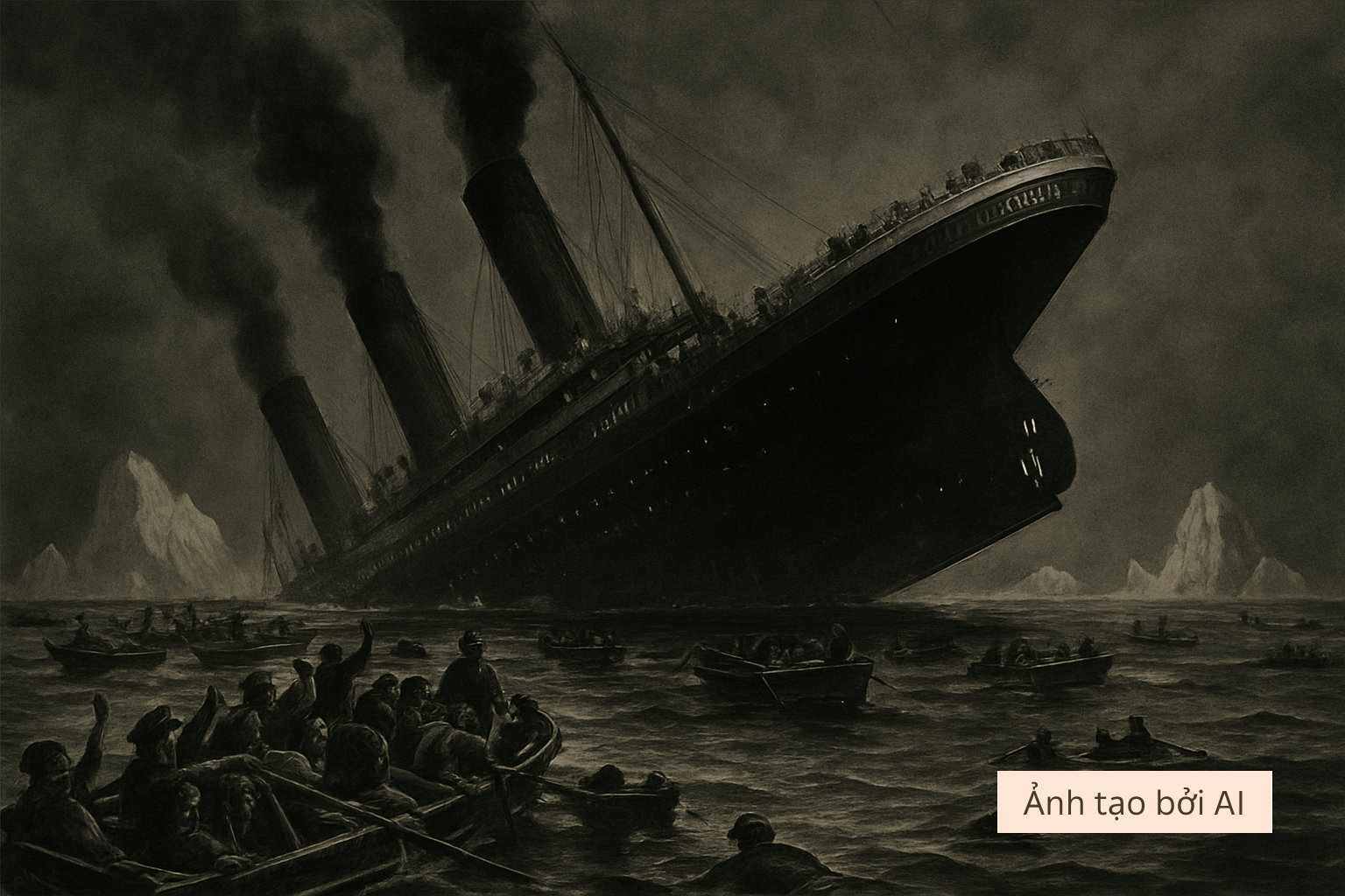 Khi AI t&aacute;i hiện ch&acirc;n thực đ&ecirc;m tiệc cuối c&ugrave;ng tr&ecirc;n t&agrave;u Titanic: Sự xa hoa tột c&ugrave;ng che mờ mọi hiểm họa- Ảnh 6.