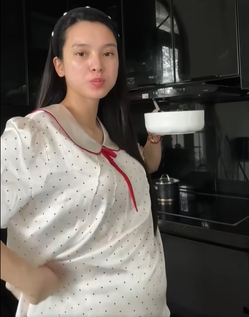 Thót tim khoảnh khắc Quỳnh Lương té ngã ngay trước thềm nhà khi đang mang thai 6 tháng- Ảnh 2.