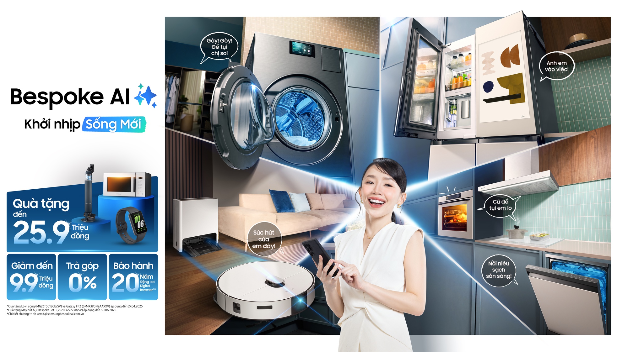 Samsung phủ sóng AI lên mọi thiết bị gia dụng, tham vọng cùng người dùng khởi nhịp sống mới - Ảnh 5. Samsung phủ sóng AI lên mọi thiết bị gia dụng, tham vọng cùng người dùng khởi nhịp sống mới - Ảnh 5.