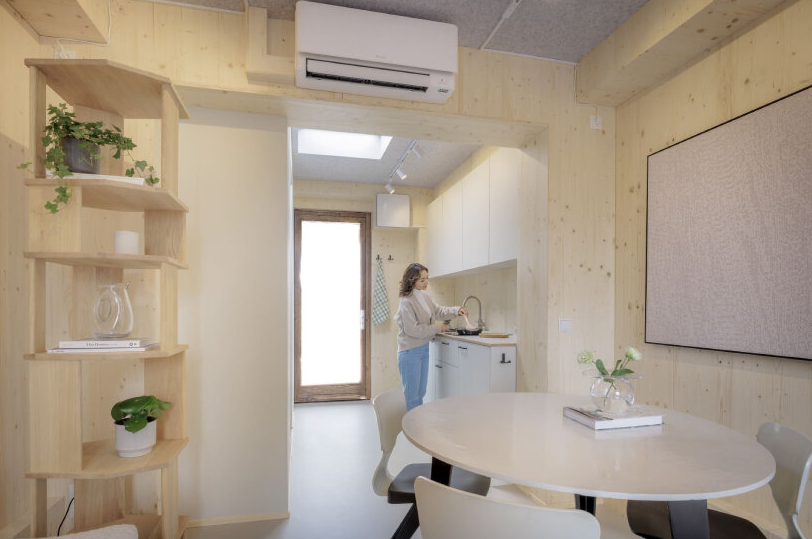 Ng&ocirc;i nh&agrave; nhỏ si&ecirc;u tiện nghi l&agrave;m từ turbine điện gi&oacute; &ldquo;đ&atilde; nghỉ hưu&rdquo;- Ảnh 5.