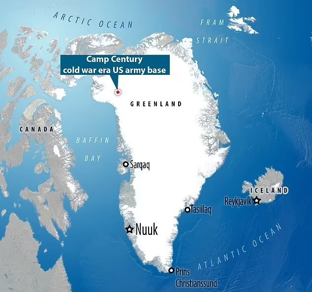 Phát hiện căn cứ Camp Century ẩn dưới băng Greenland từ NASA - Ảnh 3. Phát hiện căn cứ Camp Century ẩn dưới băng Greenland từ NASA - Ảnh 3.