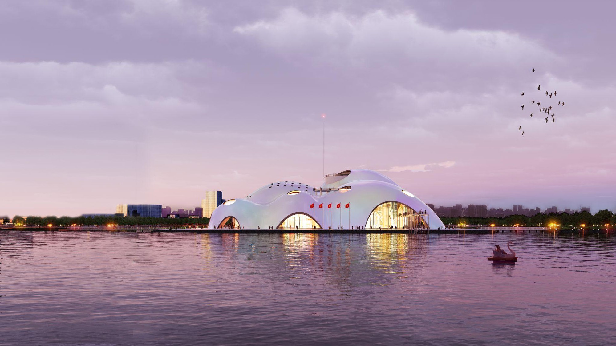 Soi kiến tr&uacute;c &ldquo;độc nhất v&ocirc; nhị&rdquo; của Nh&agrave; h&aacute;t Opera H&agrave; Nội tại Hồ T&acirc;y- Ảnh 1.