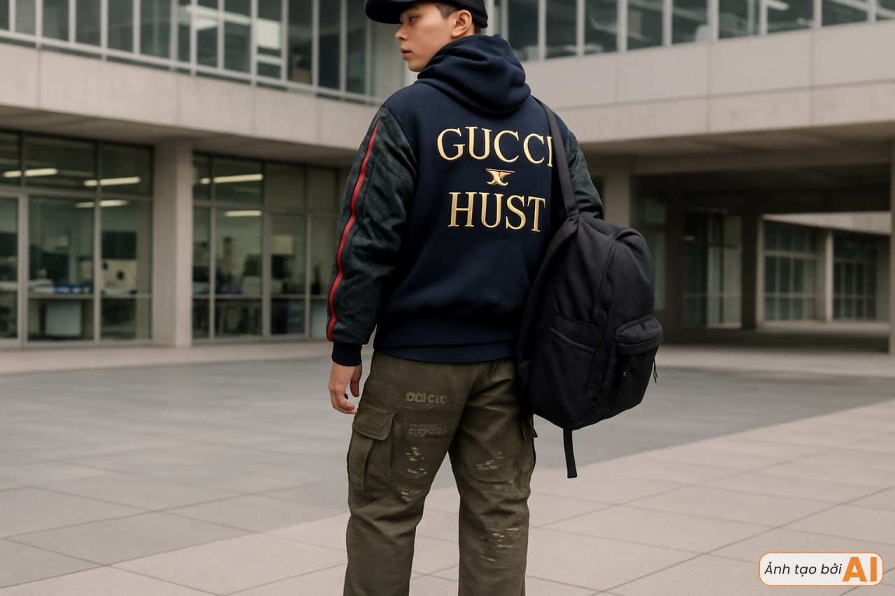 Nếu đồng phục sinh viên Việt Nam qua tay Gucci, Dior, Louis Vuitton: Có ai dám mặc đi học không?- Ảnh 6. Nếu đồng phục sinh viên Việt Nam qua tay Gucci, Dior, Louis Vuitton: Có ai dám mặc đi học không?- Ảnh 6.