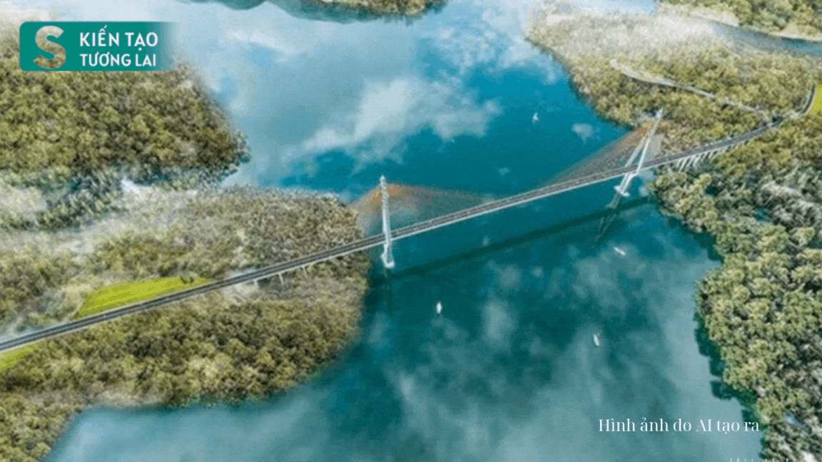 Cao tốc gần 15.000 tỷ đồng đi qua hồ nước nổi tiếng, sở hữu cây cầu mang 2 kỷ lục Việt Nam - Ảnh 2.