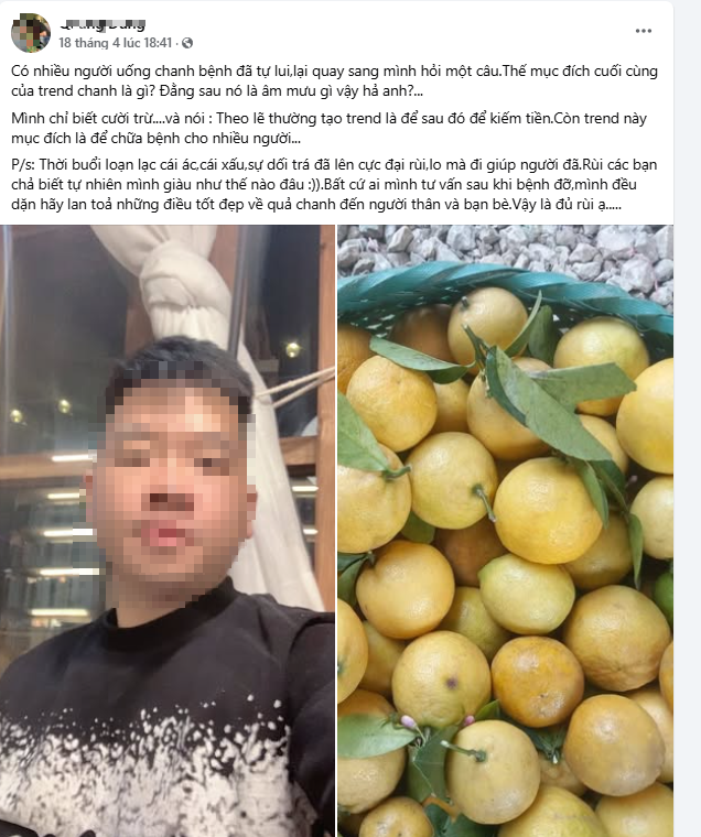 Uống 6 quả chanh mỗi sáng để thải độc cơ thể và sự hối hận của một nạn nhân khi tin theo mạng xã hội- Ảnh 2. Uống 6 quả chanh mỗi sáng để thải độc cơ thể và sự hối hận của một nạn nhân khi tin theo mạng xã hội- Ảnh 2.