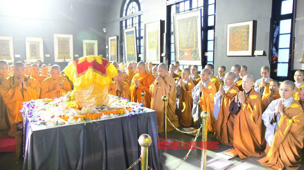 Xá lợi Đức Phật đang chuẩn bị lên máy bay từ Ấn Độ đến Việt Nam- Ảnh 8.