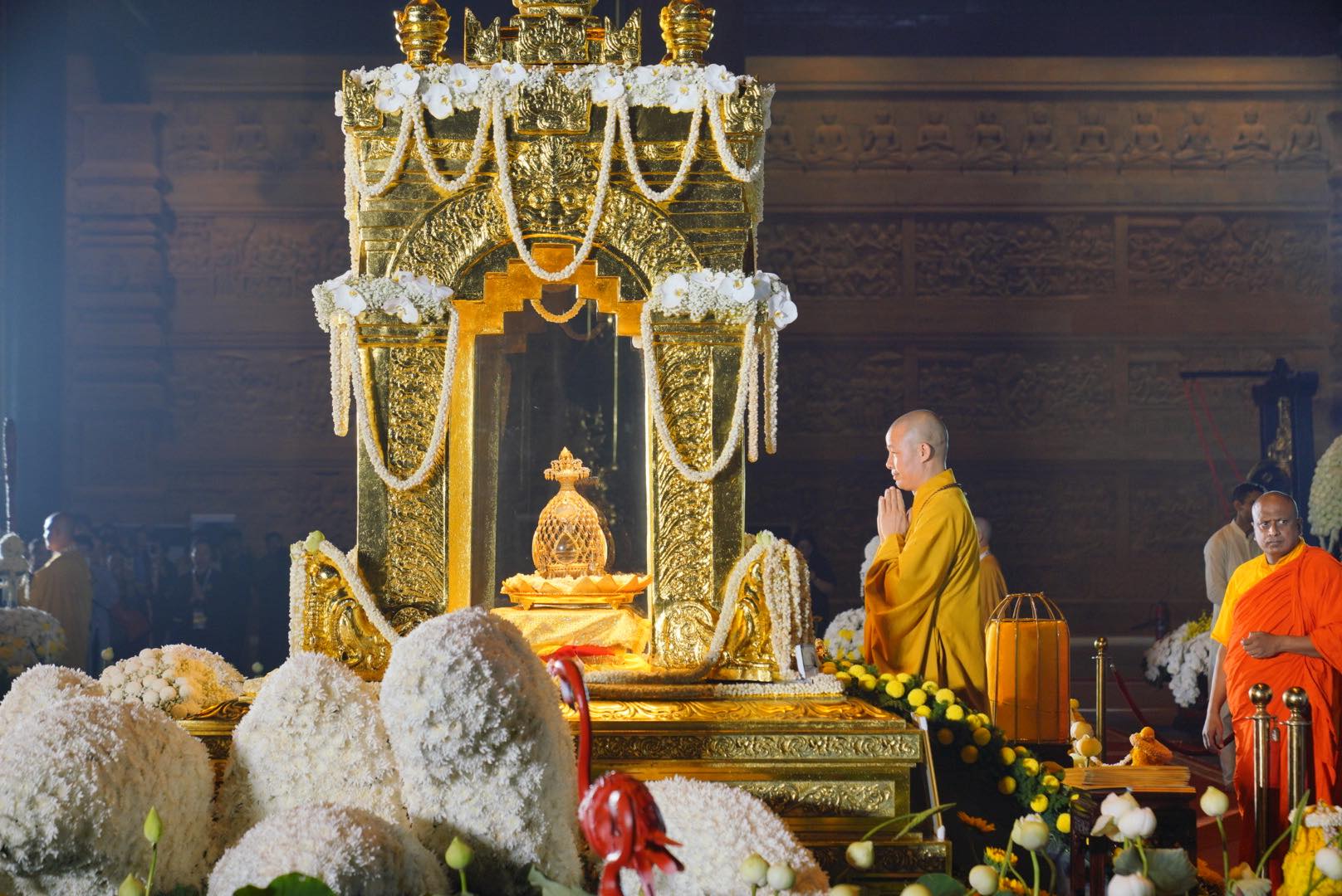 Chùa Bái Đính là địa điểm tiếp theo tôn trí xá lợi Đức Phật- Ảnh 2. Chùa Bái Đính là địa điểm tiếp theo tôn trí xá lợi Đức Phật- Ảnh 2.