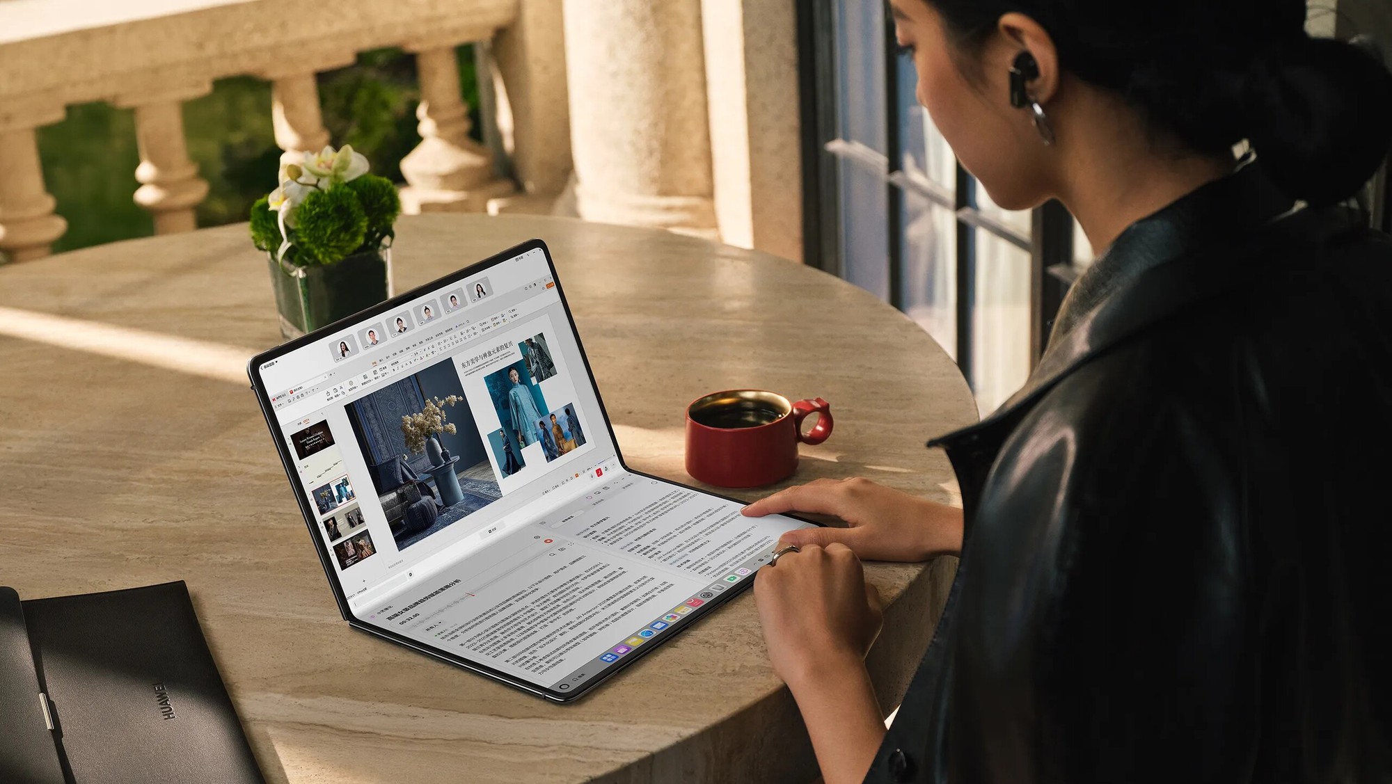 Huawei MateBook Fold ra mắt với thiết kế siêu mỏng và công nghệ tiên tiến - Ảnh 2. Huawei MateBook Fold ra mắt với thiết kế siêu mỏng và công nghệ tiên tiến - Ảnh 2.