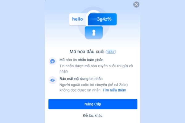 Mã hóa đầu cuối Zalo bảo vệ quyền riêng tư người dùng an toàn , tiện lợi và hiệu quả - Ảnh 5. Mã hóa đầu cuối Zalo bảo vệ quyền riêng tư người dùng an toàn , tiện lợi và hiệu quả - Ảnh 5.