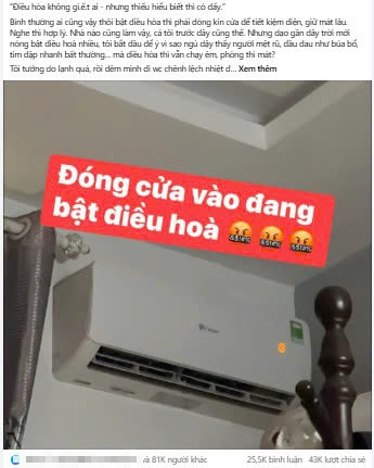 “Đóng chặt cửa vào, đang bật điều hòa” câu nói tưởng là chân lý nhưng hóa ra lại "sai bét"? - Ảnh 1. “Đóng chặt cửa vào, đang bật điều hòa” câu nói tưởng là chân lý nhưng hóa ra lại "sai bét"? - Ảnh 1.