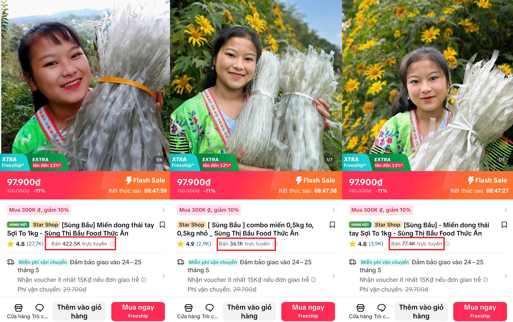 Choáng với doanh thu của Sùng Bầu sau 2 năm khởi nghiệp bán miến dong trên TikTok Shop- Ảnh 5.