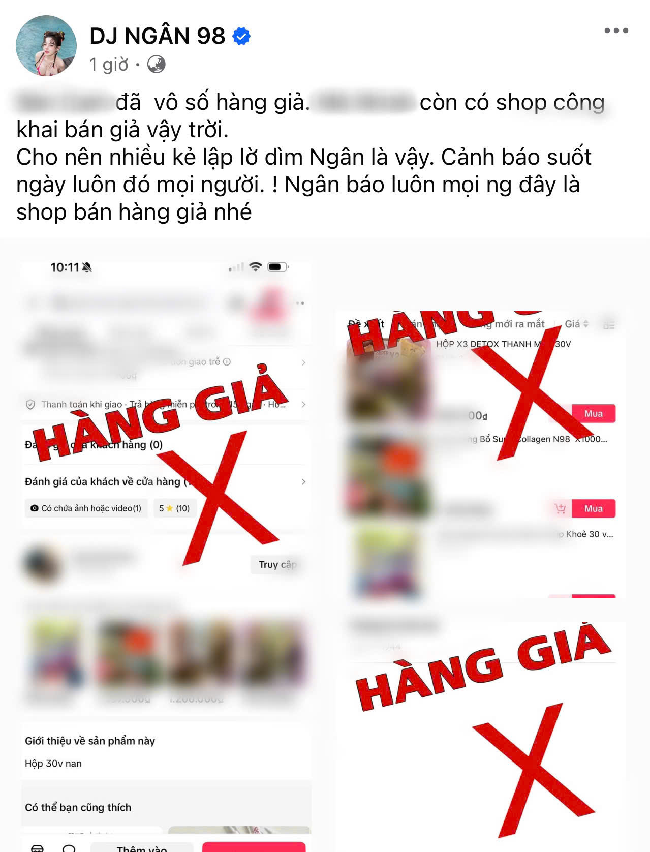 Ngân 98 lên tiếng cảnh báo gấp- Ảnh 1. Ngân 98 lên tiếng cảnh báo gấp- Ảnh 1.