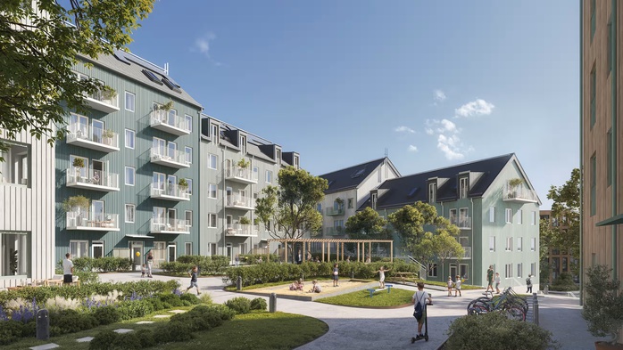 "Th&agrave;nh phố gỗ" ở Thụy Điển - Ảnh 1.