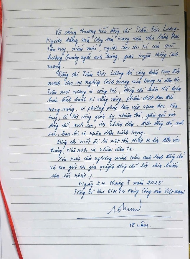 Lễ viếng nguyên Chủ tịch nước Trần Đức Lương - Ảnh 45.