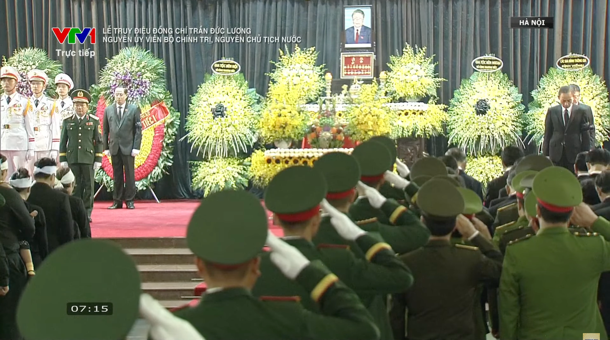 Trọng thể Lễ truy điệu nguyên Chủ tịch nước Trần Đức Lương - Ảnh 4.