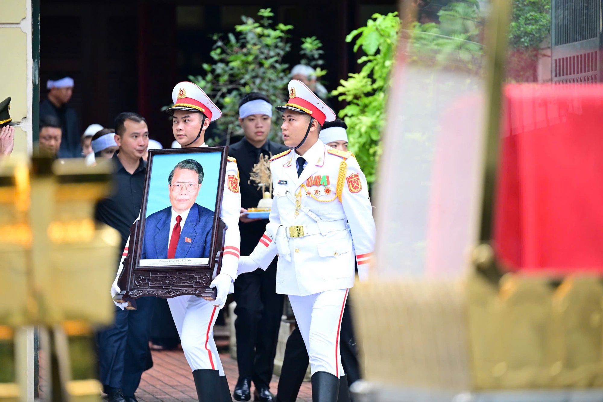 Trọng thể Lễ truy điệu nguyên Chủ tịch nước Trần Đức Lương - Ảnh 7.