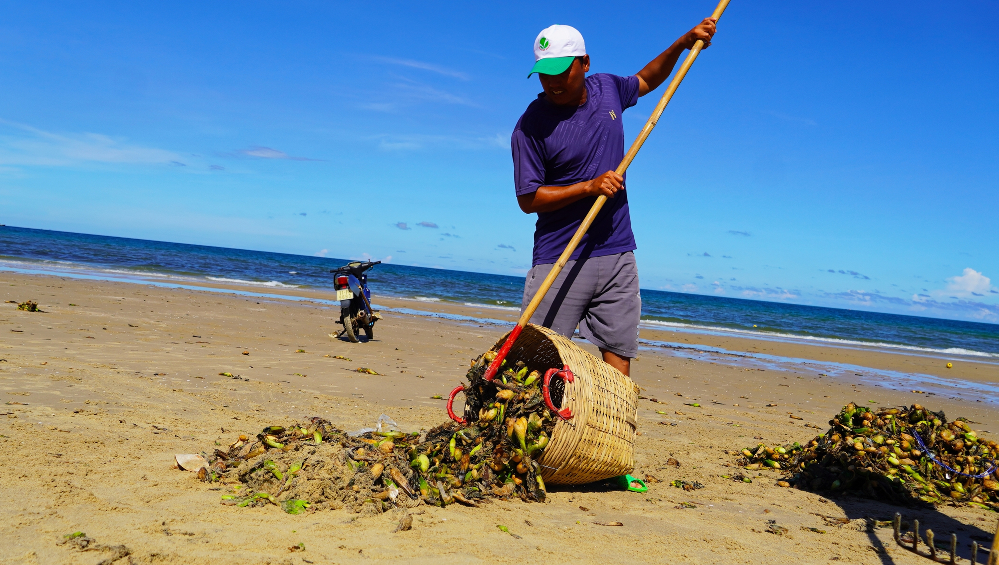 R&aacute;c đại dương "tấn c&ocirc;ng" biển B&atilde;i Sau, TP Vũng T&agrave;u - Ảnh 7.