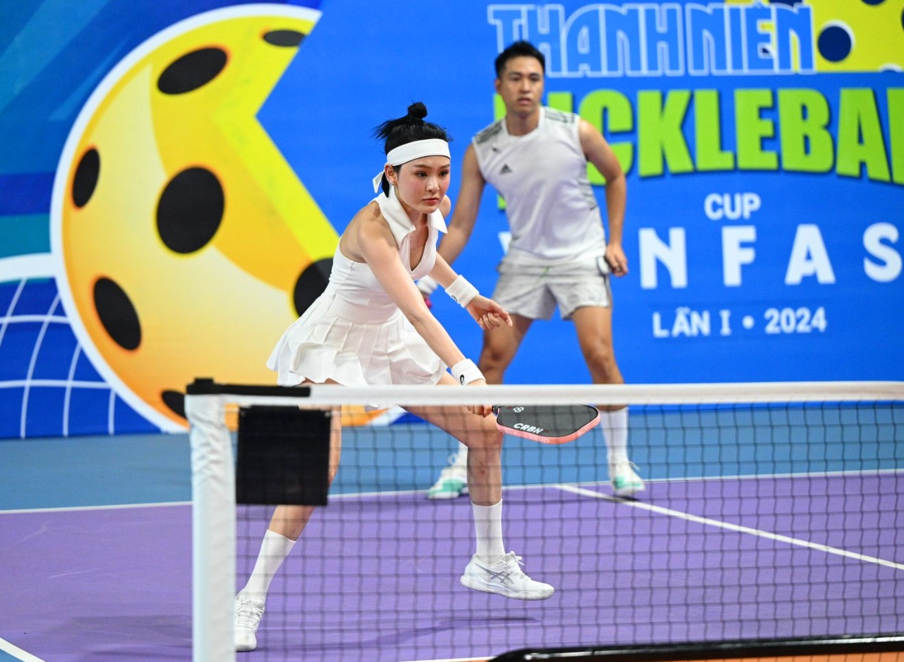 HOT: Hiền Hồ vô địch giải đấu Pickleball, người xem đều phải trầm trồ "Em ngày xưa khác rồi" - Ảnh 2. HOT: Hiền Hồ vô địch giải đấu Pickleball, người xem đều phải trầm trồ "Em ngày xưa khác rồi" - Ảnh 2.