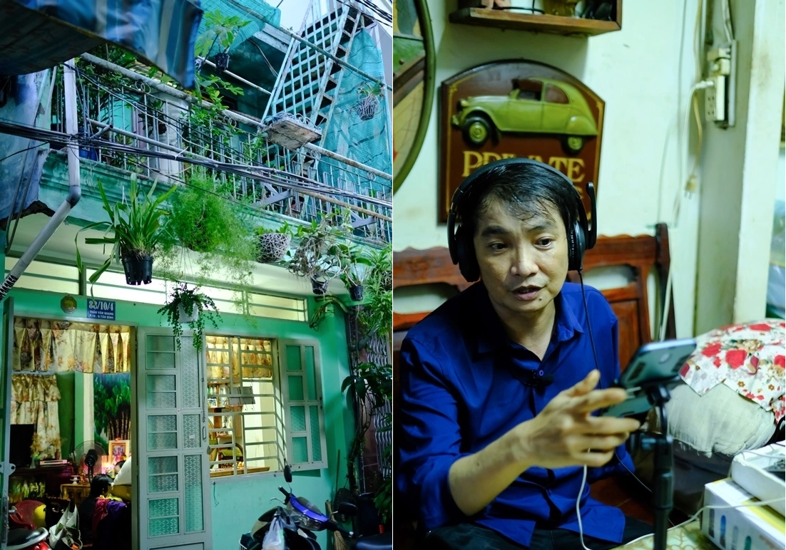 Nam ca sĩ mất một cánh tay, ở chung nhà với 3 gia đình tại Tân Bình, tuổi 53 bán trà sữa mưu sinh - Ảnh 6.