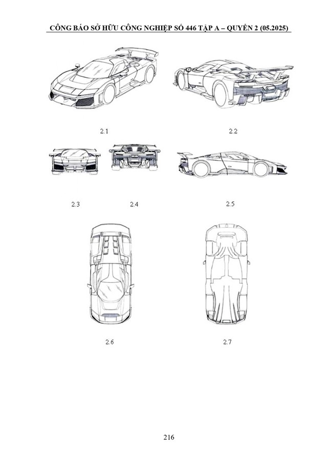 Siêu xe mạnh nhất của Ferrari được đăng ký kiểu dáng ở Việt Nam - Ảnh 2.