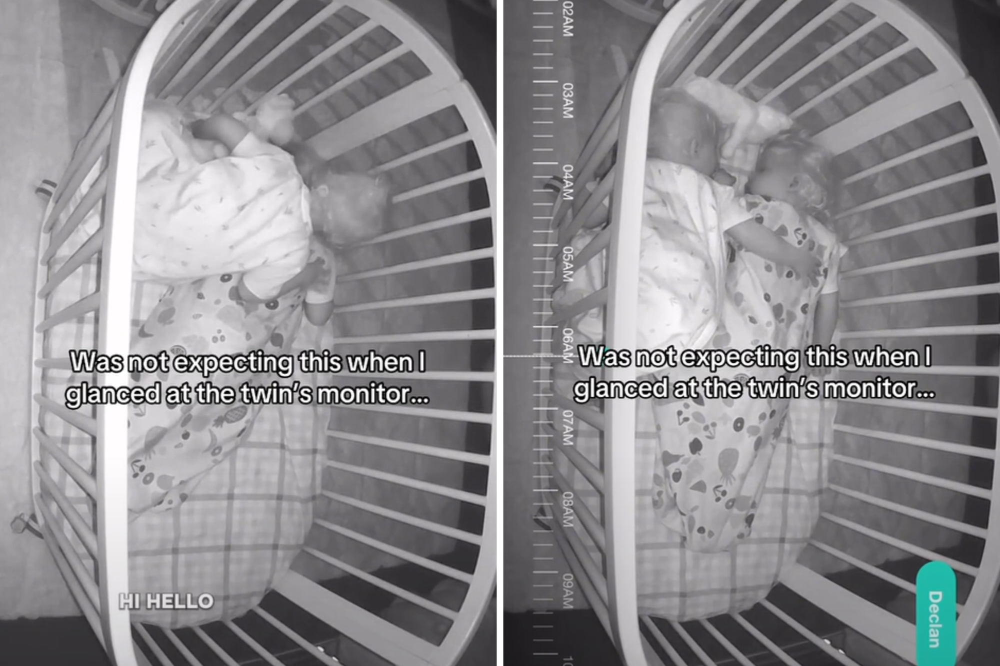 Khoảnh khắc ngọt ngào giữa hai em bé sinh đôi khiến triệu người xúc động - Ảnh 2.