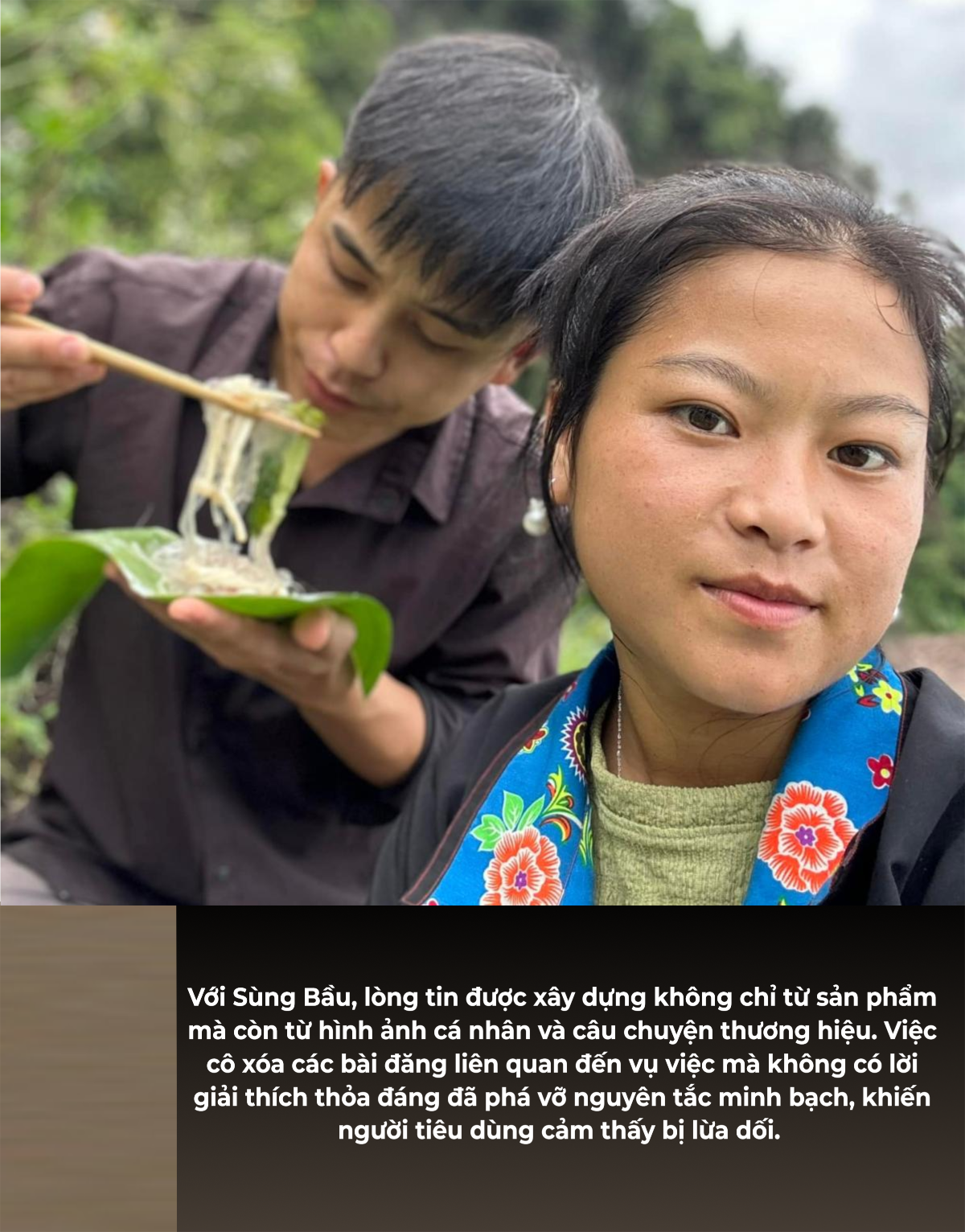 Cú đánh mạnh vào hình ảnh của Sùng Bầu và "đế chế" miến dong - Ảnh 2. Cú đánh mạnh vào hình ảnh của Sùng Bầu và "đế chế" miến dong - Ảnh 2.