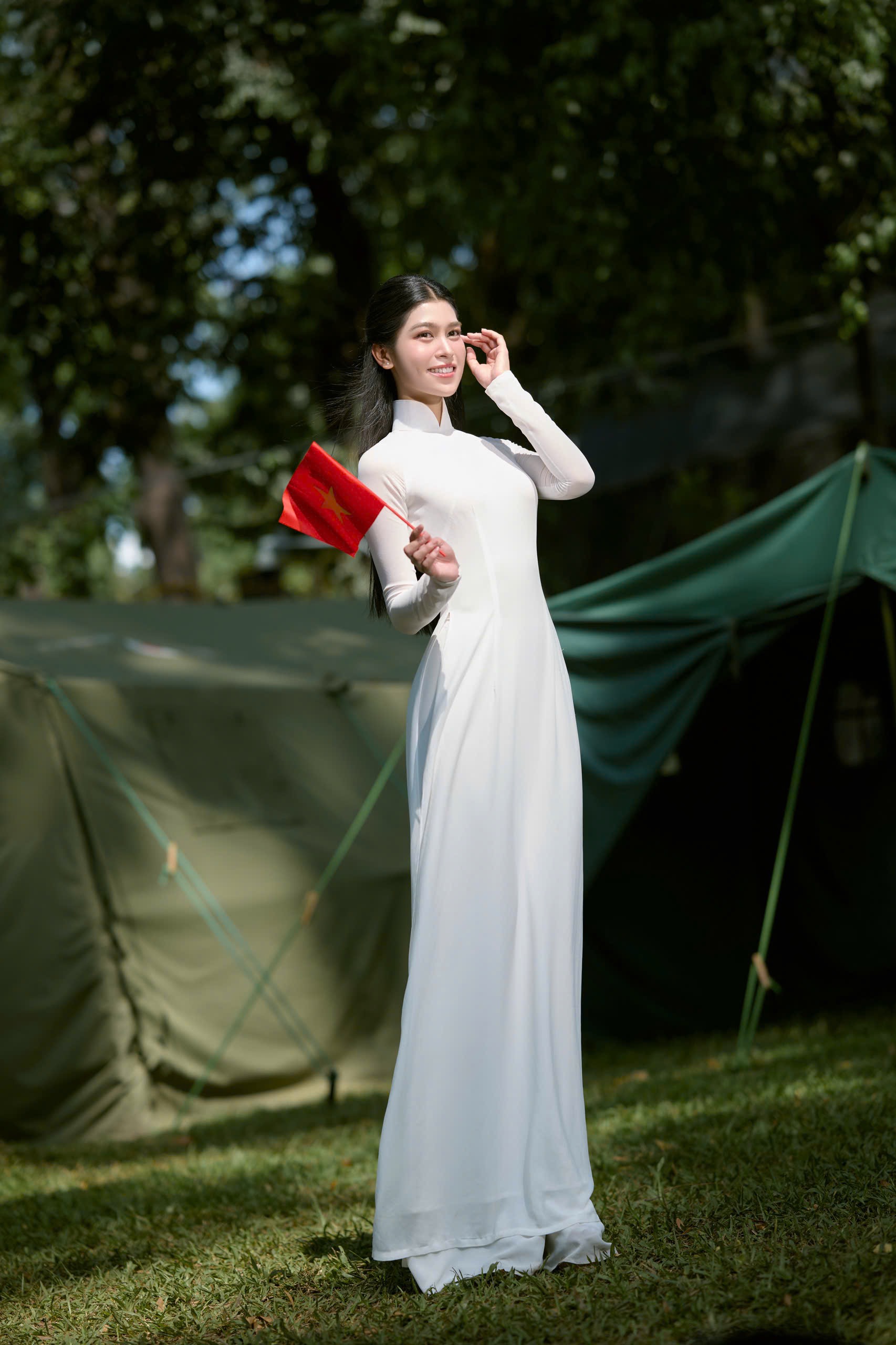 Nhan sắc ngọt ng&agrave;o của Nguyễn Thanh Thảo - th&iacute; sinh th&agrave;nh thạo tiếng Anh, Ph&aacute;p tại Hoa hậu Việt Nam 2024 - Ảnh 5.