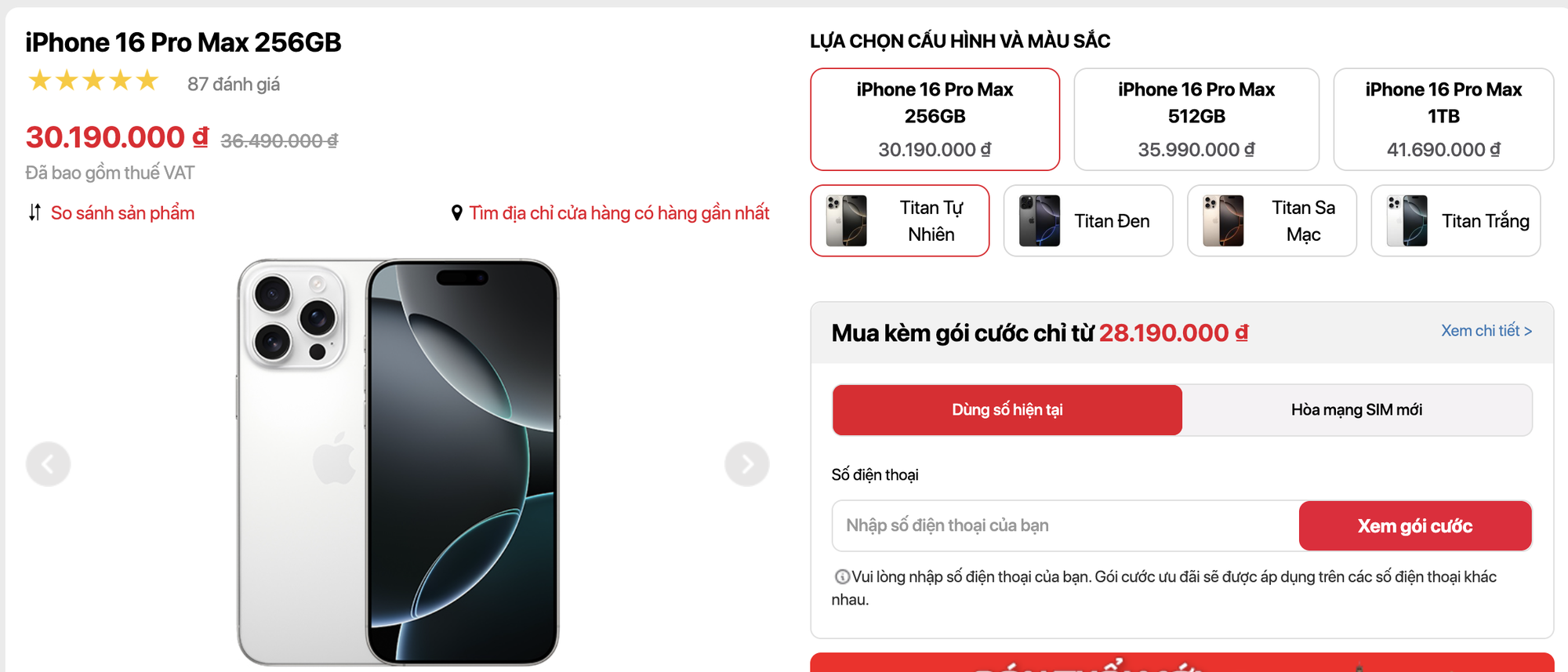 iPhone 16 Pro Max giảm hơn 5 triệu đồng, iPhone 16 rẻ chưa từng thấy từ khi mở bán tại Việt Nam anh man hinh 2025 05 03 luc 140615 1746327287753 17463272891341547204316