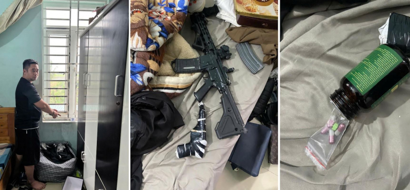 C&ocirc;ng an Quảng Ninh thu giữ s&uacute;ng đạn trong vụ &aacute;n ma t&uacute;y nghi&ecirc;m trọng - Ảnh 1.