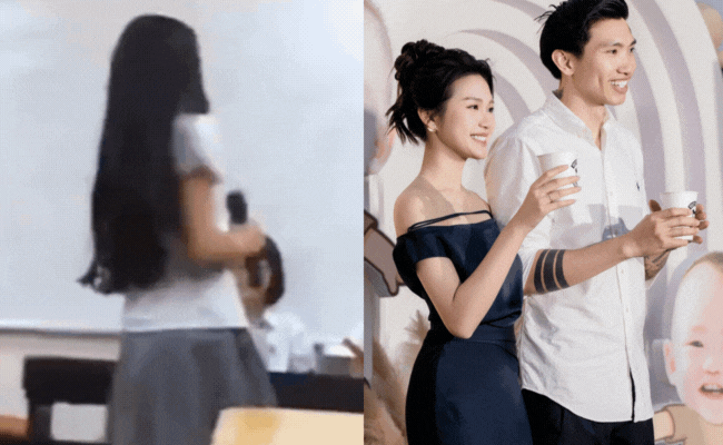 Viral video Doãn Hải My thời nữ sinh đã đầy khí chất tiểu thư, nay là vợ cầu thủ sang-xịn bậc nhất làng bóng đá- Ảnh 1.