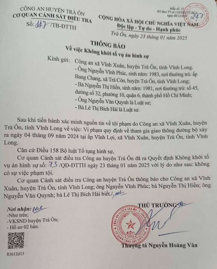 Vụ tai nạn giao thông ở Vĩnh Long: Điều tra lại sau phản ánh từ gia đình nạn nhân - Ảnh 2.